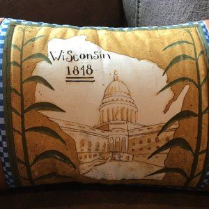 September Wisconsin Pillow